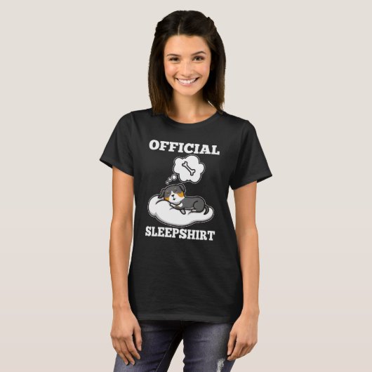 Officieel slaapshirt Australien Stepherd 2 T-shirt (Voorkant volledig)