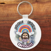 OFFICIEEL Sleutelhanger voor dubbele regenboog! (Voorkant)