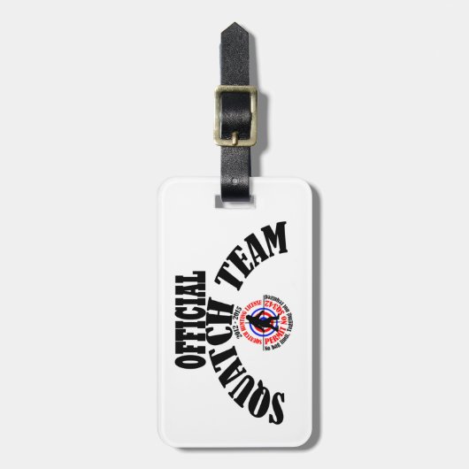 Officieel Squatch team Bagagelabel (Voorkant verticaal)