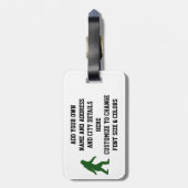 Officieel Squatch team Bagagelabel (Achterkant verticaal)