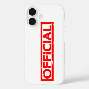 Officieel stempel iPhone 16 hoesje