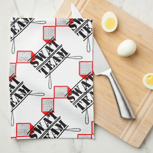 Officieel SWAT-team — Vluchtmonster Theedoek (Quarter Fold)