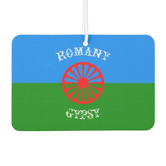 Officieel symbool voor roma-zigeuners luchtverfrisser (Voorkant)