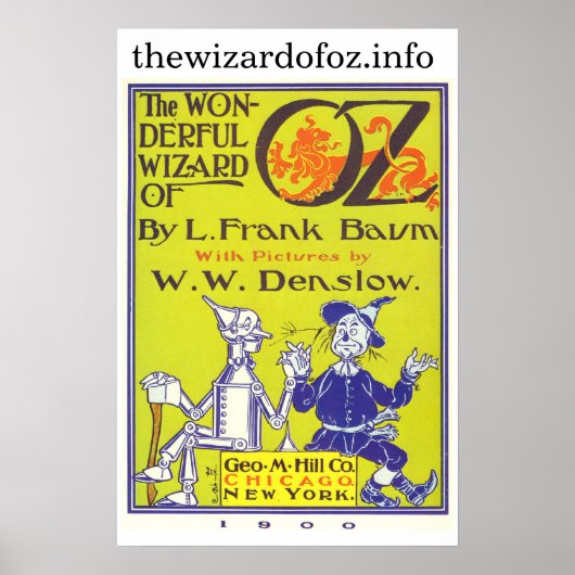 Officieel thewizardofoz.info Poster (Voorkant)