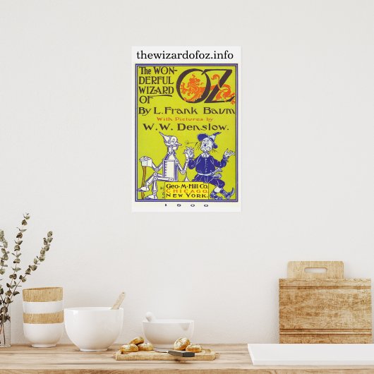Officieel thewizardofoz.info Poster (Keuken)