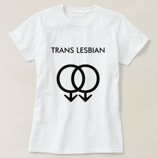 officieel translesbisch t-shirt (Design voorkant)