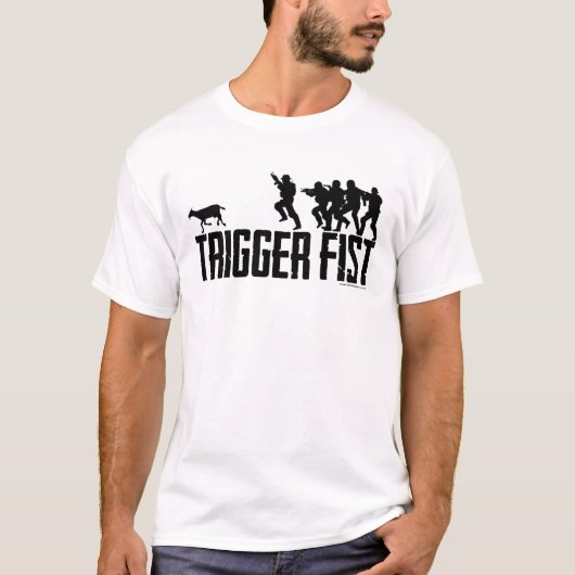 Officieel trigger Shirt van de eerste geitenkast (Voorkant)