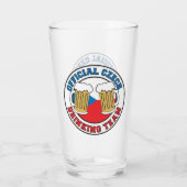 Officieel Tsjechisch Drink team Glas (Achterkant)