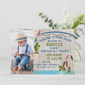 Officieel uitgenodigd voor eerste verjaardag kaart (Staand voorkant)