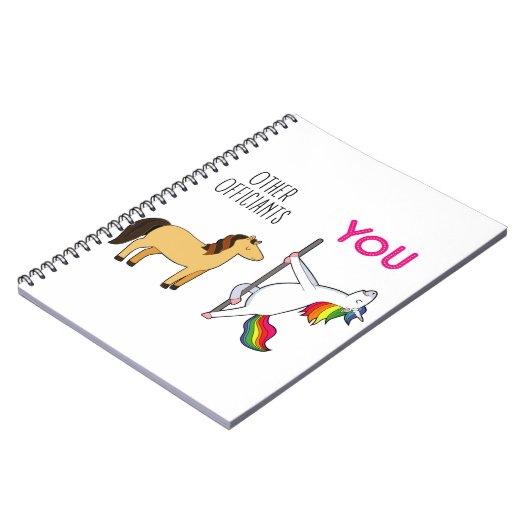 Officieel Unicorn-voorstel Gift of Bedankt Notitieboek (Linkerzijde)