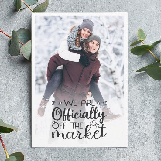 Officieel van het verloving op de markt behalve de