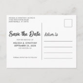 Officieel van het verloving op de markt behalve de briefkaart (Achterkant)