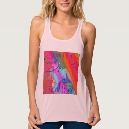 Officieel ventilatorDames Shirt KasperArt Studio (Voorkant)