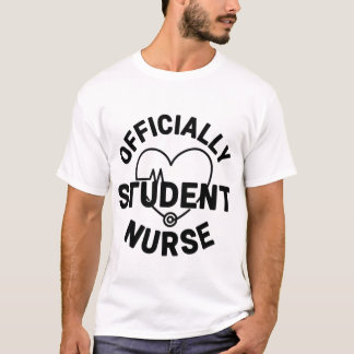 Officieel Verpleegkundige in Opleiding Hart Stetho T-shirt