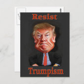 officieel verzet tegen het briefkaart van het trom (Voorkant / Achterkant)