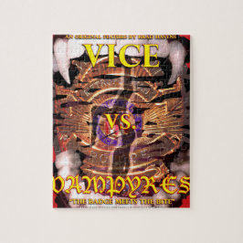 Officieel vice-Poster vs. Vampyres op een Legpuzzel