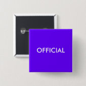 OFFICIEEL VIERKANTE BUTTON 5,1 CM (Voorkant /achterkant)