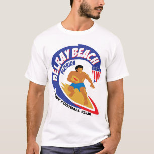 Officieel vistuig van de Delray Beach Rugby Club T-shirt
