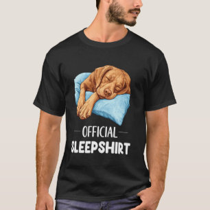 Officieel Vizsla Slaapshirt Schattige Hond Liefheb T-shirt
