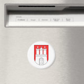 Officieel wapen: symbool Hamburg Duitsland Magneet (Insitu (Vaatwasser))