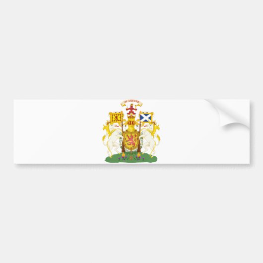 Officieel wapenschild van Schotland, heraldry-symb Bumpersticker (Voorkant)
