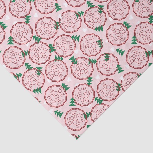 Officieel weefseldocument van de Noordpool Tissuepapier (Detail)