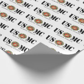 Officieel zegel US Marine Corps Cadeaupapier (Hoek)