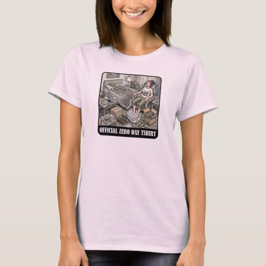 Officieel Zero Day T-shirt grappige cartoon (Voorkant)