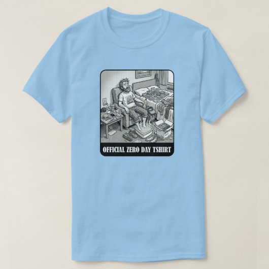 Officieel Zero Day T-shirt grappige cartoon (Design voorkant)
