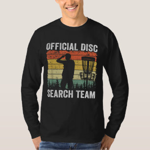 Officieel zoekteam voor schijven Frisbee Golf Funn T-shirt