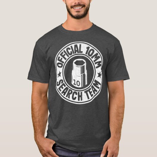 Officiële 10mm Socket Search Team Repair Shop T-shirt (Voorkant)