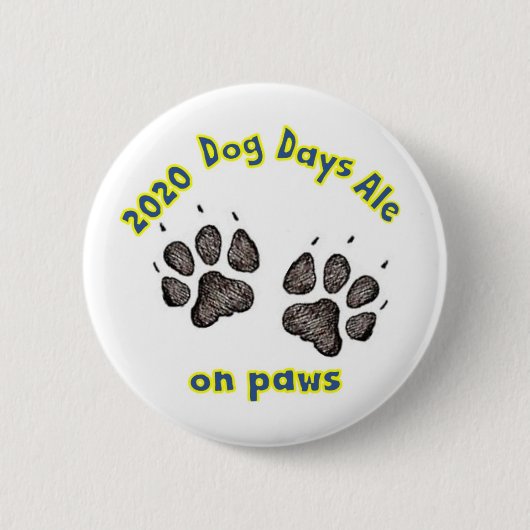 Officiële 2020 Dog Days Ale Button (Voorkant)