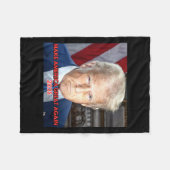 Officiële 2025 Inaugurele Portret van President Do Fleece Deken (Voorkant (Horizontaal))