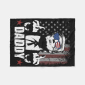 Officiële 2025 Trump Daddyofficial 2025 Trump Dadd Fleece Deken (Voorkant (Horizontaal))