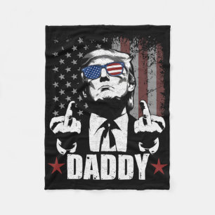 Officiële 2025 Trump Daddyofficial 2025 Trump Dadd Fleece Deken
