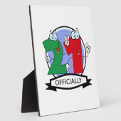 Officiële 21e verjaardag banner fotoplaat (Zijkant)
