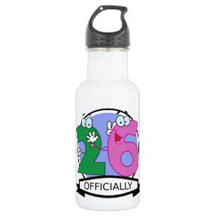 Officiële 26 Verjaardagsbanner Waterfles