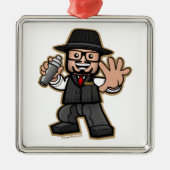 Officiële 3 inch Richard #3inchRichard Metalen Ornament (Voorkant)