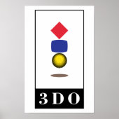 Officiële 3DO Logo poster (Voorkant)