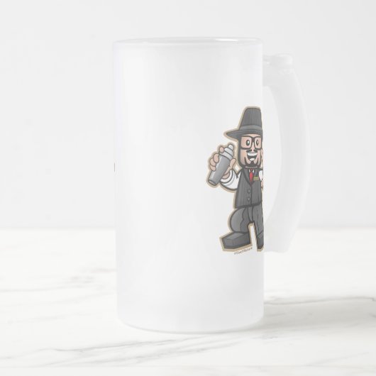 Officiële #3inchRichard Matglas Bierpul (Voorkant rechts)