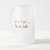 Officiële #3inchRichard Matglas Bierpul (Voorkant links)