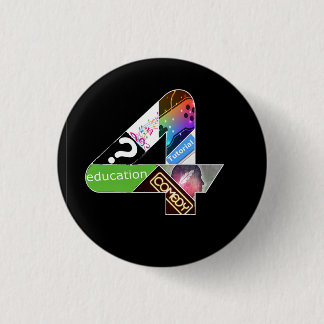Officiële 4 IedereenHD-Logo-badge Ronde Button 3,2 Cm
