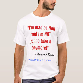 Officiële 9-oil-11 "Mad as Hell" T-Shirt