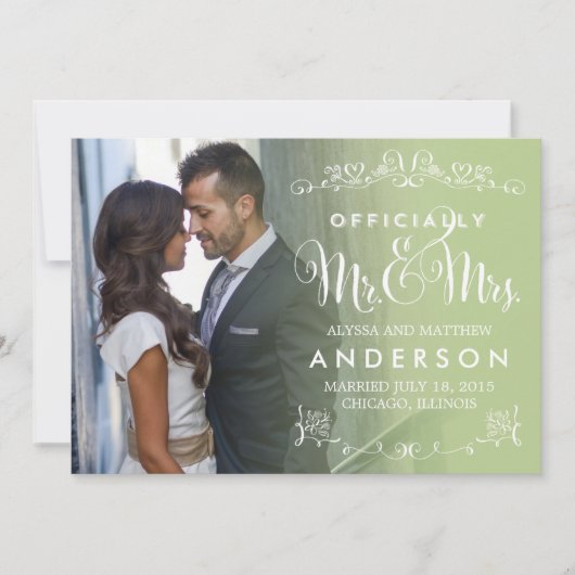 Officiële aankondiging huwelijk - Sage (Voorkant)