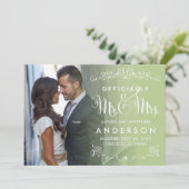 Officiële aankondiging huwelijk - Sage (Staand voorkant)