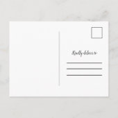 Officiële aankondiging van Elopement Wedding Photo (Achterkant)