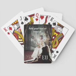 Officiële afbeelding van koningin Elizabeth II, Pokerkaarten