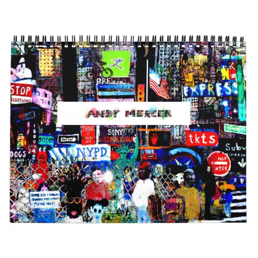 Officiële agenda van Andy Mercer Kalender (Hoes)
