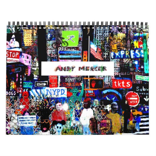 Officiële agenda van Andy Mercer Kalender (Hoes)