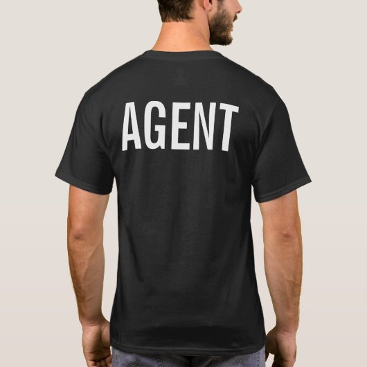 Officiële agent Dark T-Shirt (Achterkant)